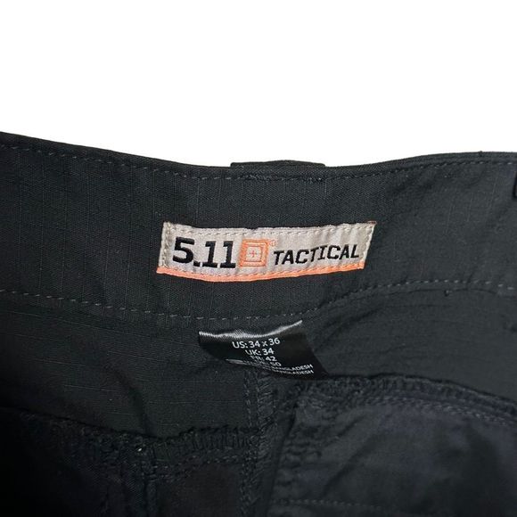 5.11 Tactical Stryke pants black cargo Flex-Tac ripstop 74369 Men’s 34x36 - Picture 7 of 7